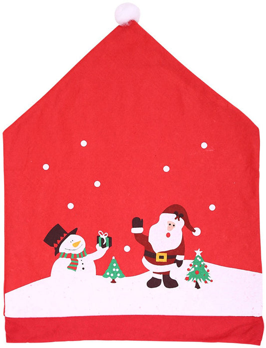 Chair Covers (4 Pieces) - Dining Chair Cover - Sofa Cover - Chair Covers - Christmas Chair Covers - Santa V1188-ZXY-10742