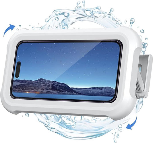1-Piece Shower Phone Holder - Waterproof - 360 degrees Rotatable, Retractable & Adjustable Phone Case - V1188-ZXY-10744