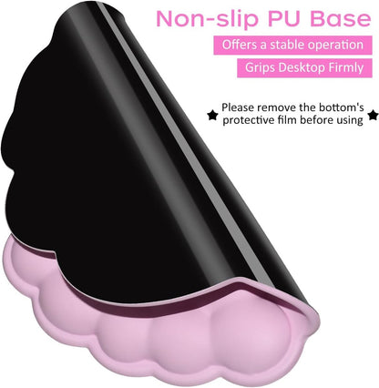 Mouse Pad - Mouse Pad with Wrist Rest - Ergonomic Mouse Pad - Mouse Pad with Leather Surface, Suitable for V1188-ZXY-10751