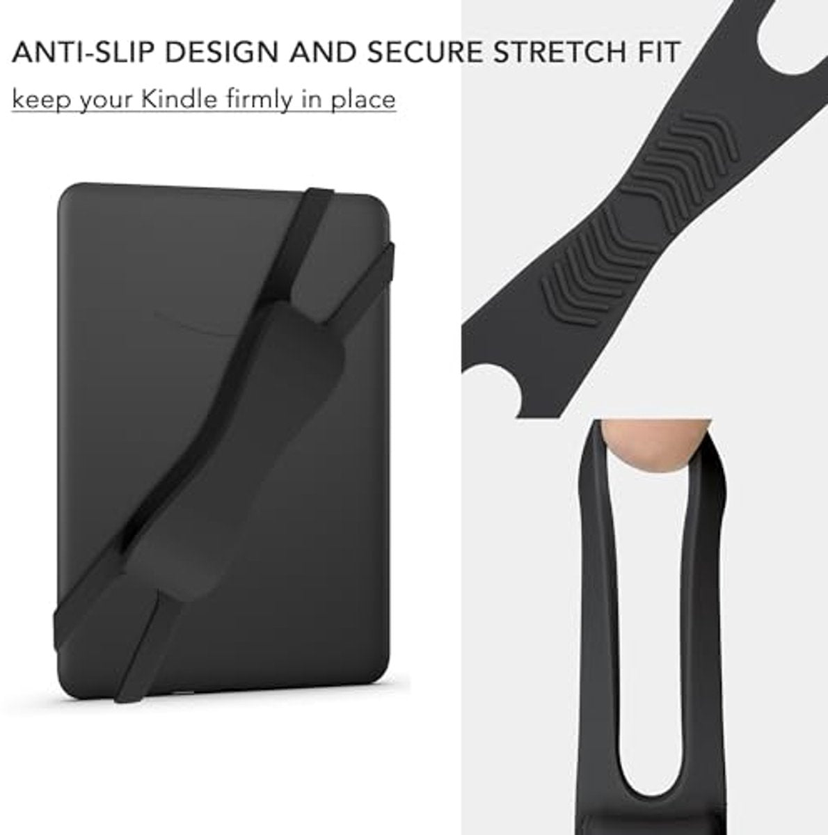 2-Pack Hand Rests for E-Readers & Tablets - Non-Slip & Comfortable to Hold - Suitable for 4.7-8 Inch Screens V1188-ZXY-10757