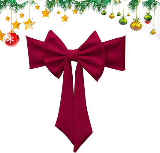 Chair Covers - 2 pieces - Christmas bow on chairs - Christmas accessories - Chair covers for home - Suitable V1188-ZXY-10760