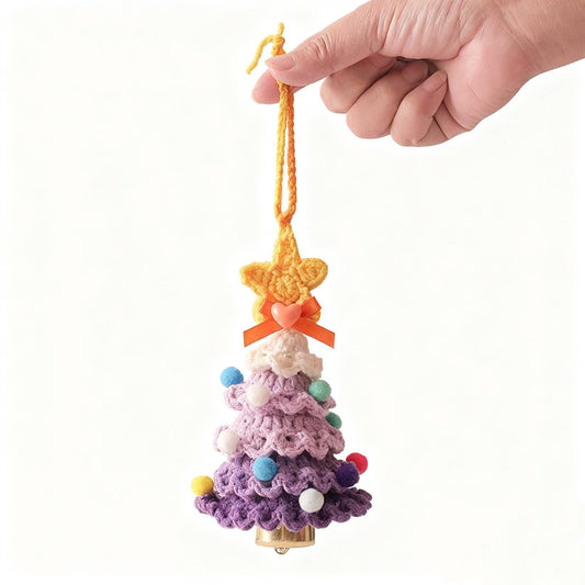 Christmas Decorations - Crochet Christmas Tree Bell Decorations - Small Christmas Decorations - Car V1188-ZXY-10767