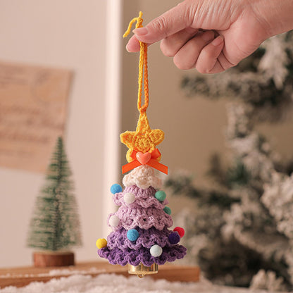 Christmas Decorations - Crochet Christmas Tree Bell Decorations - Small Christmas Decorations - Car V1188-ZXY-10767