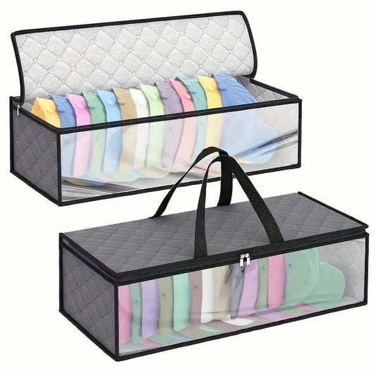 Cap Storage Bag | Set of 2 Storage Bag / Storage Sleeve - for baseball caps and other caps | Cap Organizer V1188-ZXY-10779