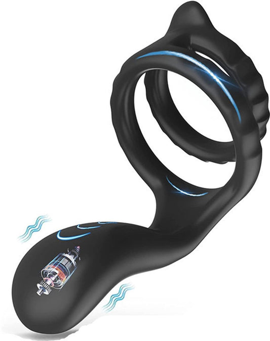 Vibrating Cock Ring - Silicone Penis Ring - Sex Toys for Couples - Sex Toys for Men and Couples - Silicone V1188-ZXY-10782