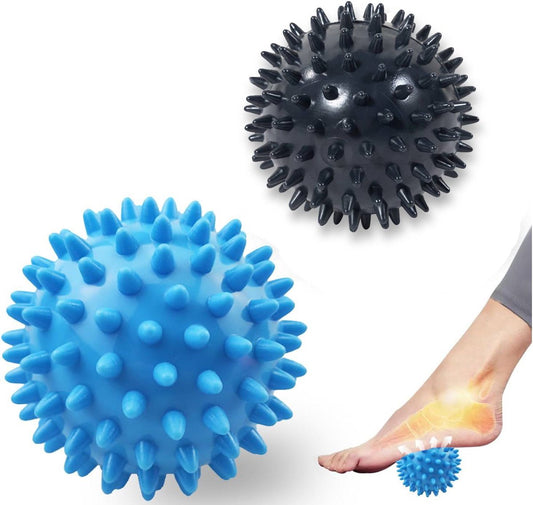 Massage Balls - (Pack of 3) - Trigger Point Massage Balls - Massage Balls with Soothing Points - Pointed V1188-ZXY-10800