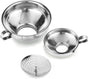 3-Pack - Funnels - Stainless Steel - Kitchen Funnels - Jam Can Funnels V1188-ZXY-10812