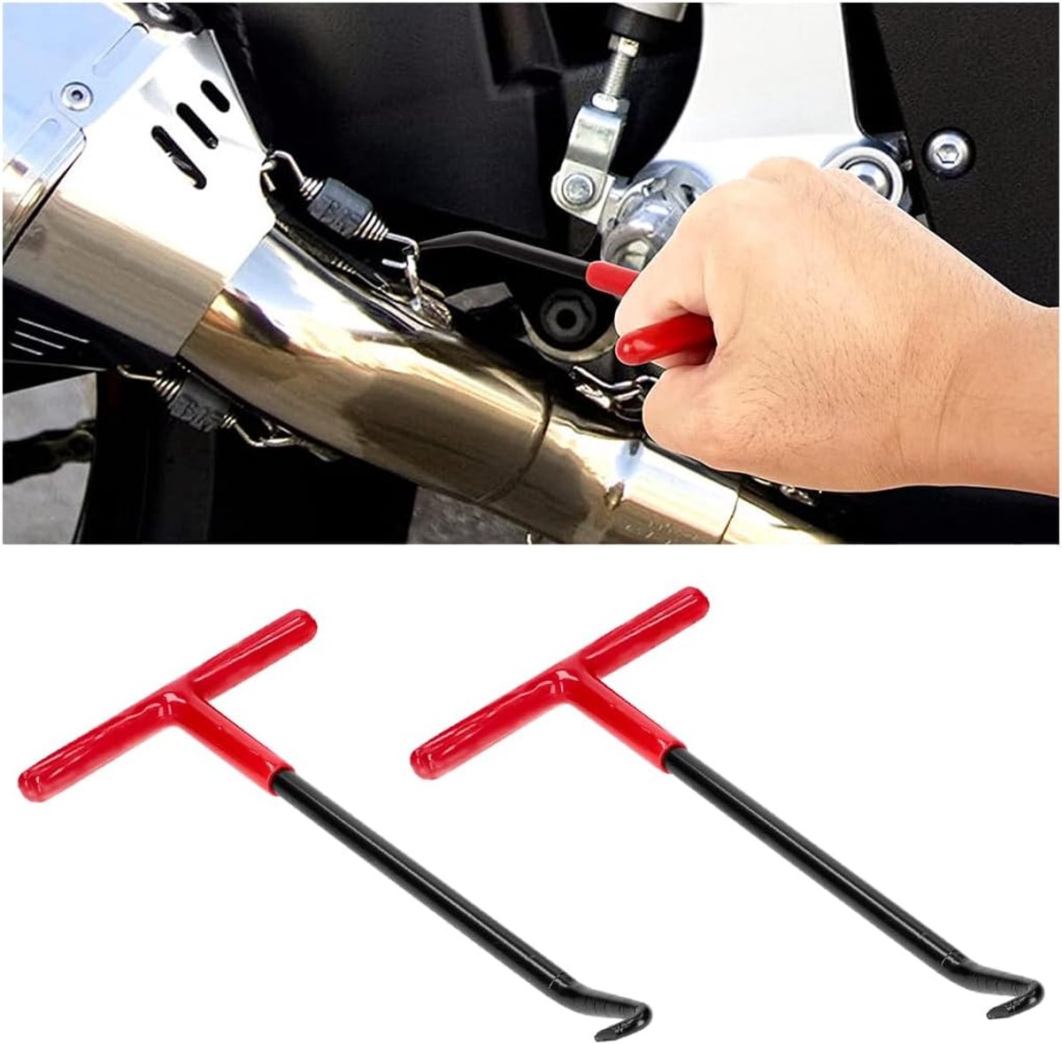 Brake Spring Hook - 2-Piece Set - Exhaust Spring Puller - Motorcycle | Bicycle | Spring Puller - Special V1188-ZXY-10815