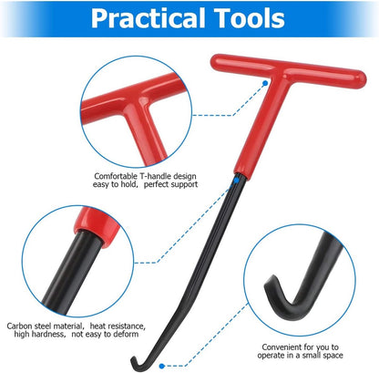 Brake Spring Hook - 2-Piece Set - Exhaust Spring Puller - Motorcycle | Bicycle | Spring Puller - Special V1188-ZXY-10815