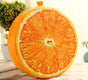Round decorative cushion - soft filled cushion - play cushion - 40 cm - orange - suitable for sofas, chairs, V1188-ZXY-10826