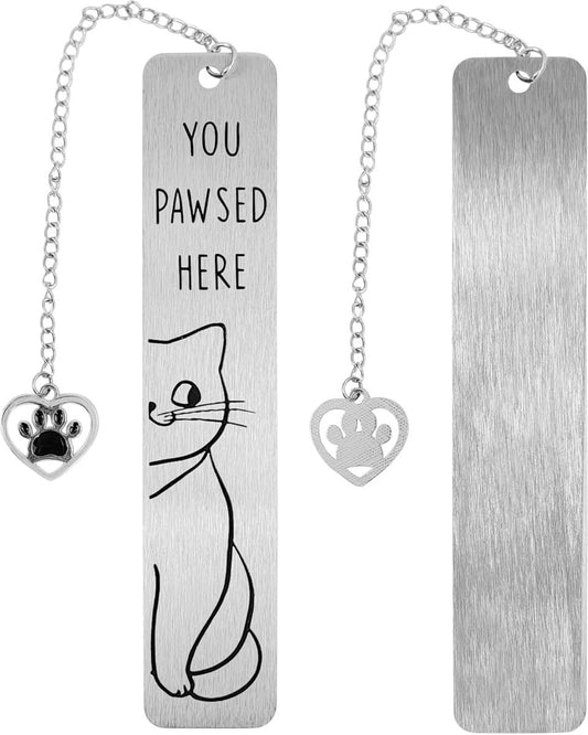 Bookmarks - Set of 2 - Cat Bookmarks - Cute Bookmarks - Bookmark Gifts for Book Lovers - Reading Bookmarks - V1188-ZXY-10830