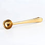 Coffee spoon - measuring spoon with closing clip - coffee accessories - bean spoon - measuring spoon - gold V1188-ZXY-10838