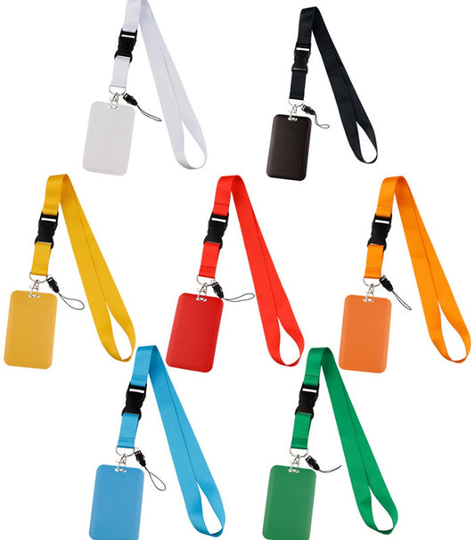 Hard Card Holder - Solid Color - ID - Work ID - Card Holder - Pack of 7 V1188-ZXY-10839