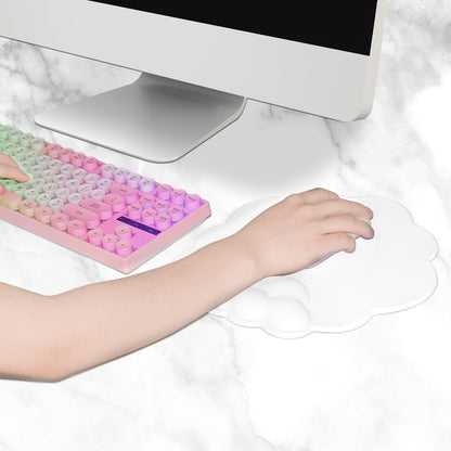 Mouse Pad - Mouse Pad with Wrist Rest - Ergonomic Mouse Pad - Mouse Pad with Leather Surface, Suitable for V1188-ZXY-10848