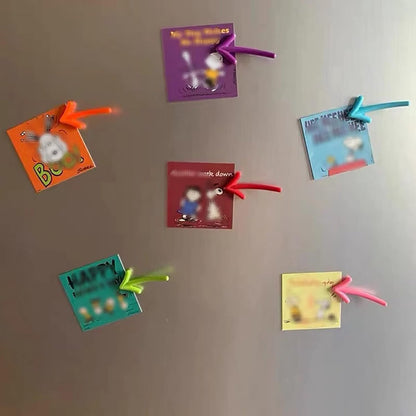 3D Arrow-Shaped Magnetic Notes - Fridge Magnets - 12-Piece Set for Whiteboard & Fridge - 2 Pieces in Each V1188-ZXY-10854