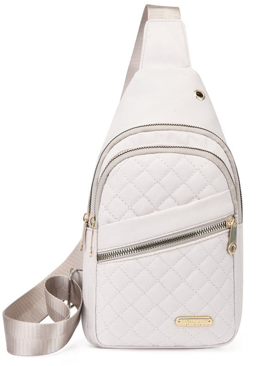 Unisex Shoulder Bag - 5 Storage Pockets & Cable Grommet - Crossbody Bag Women - Crossbody Bag Men - Crossbody V1188-ZXY-10856