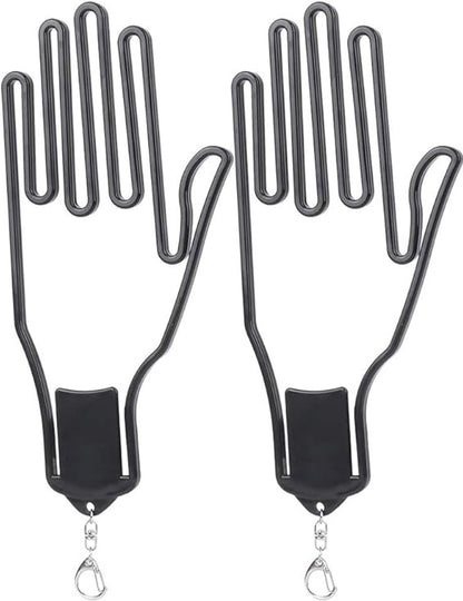 2-Pack Glove Supports - Black Plastic Frame to Prevent Deformation - For Golf & Outdoor Gloves V1188-ZXY-10863