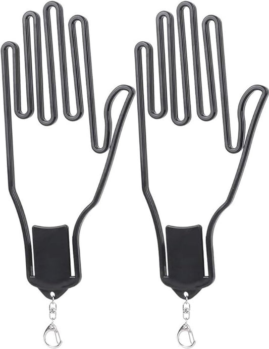 2-Pack Glove Supports - Black Plastic Frame to Prevent Deformation - For Golf & Outdoor Gloves V1188-ZXY-10863