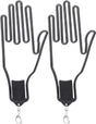 2-Pack Glove Supports - Black Plastic Frame to Prevent Deformation - For Golf & Outdoor Gloves V1188-ZXY-10863