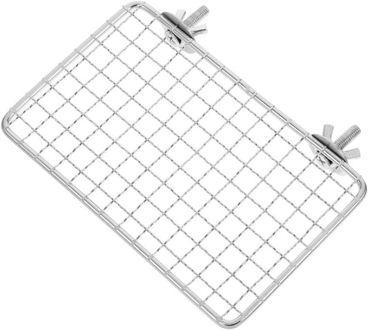 Bird Cage Accessories - Parrot Perch Made of Stainless Steel - Comfortable Resting Platform for Birds - V1188-ZXY-10864