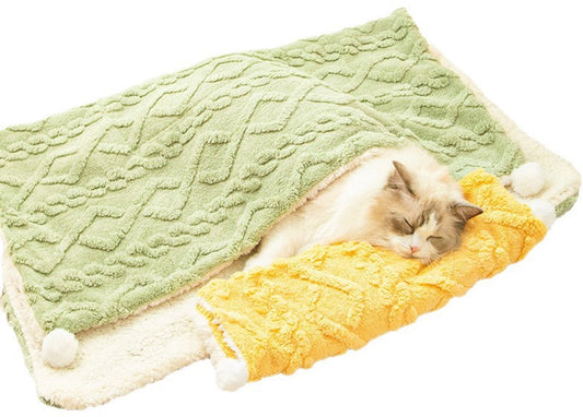 Pet Mat - Soft Pet Blanket - Warm Plush Blanket for Dogs and Cats - Comfortable & Cozy Sleep Blanket - V1188-ZXY-10865