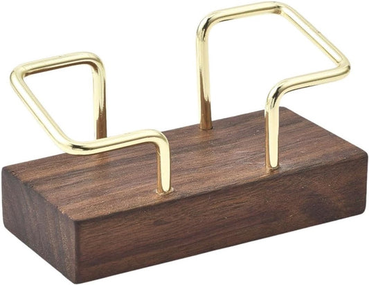 Business Card Holder - Wooden Display Rack - Desk Business Card Holder - Wooden Business Card Holder - V1188-ZXY-10872