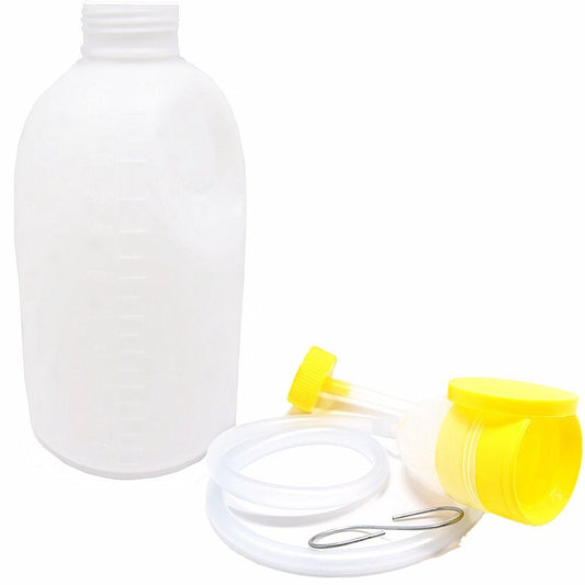 Urinal Men - Pee Bottle Men - Camping Toilet - Plastic - Urinal for Men - Anti-splash Urine Cup - Large V1188-ZXY-10876