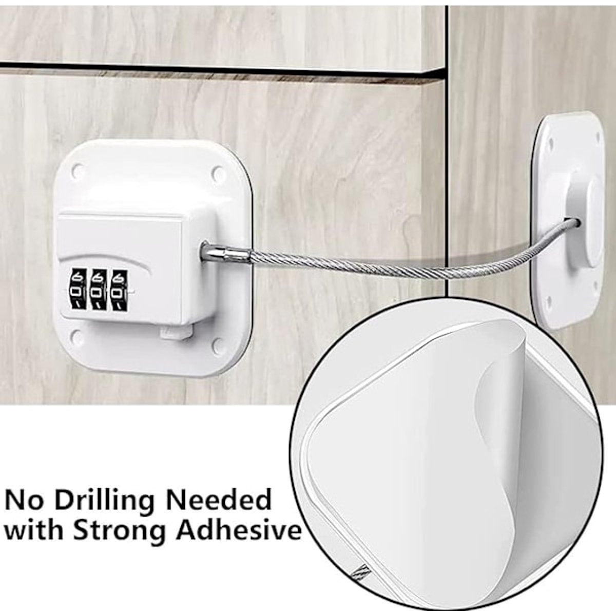Child Locks - 2-pack refrigerator locks - drawer locks V1188-ZXY-10885