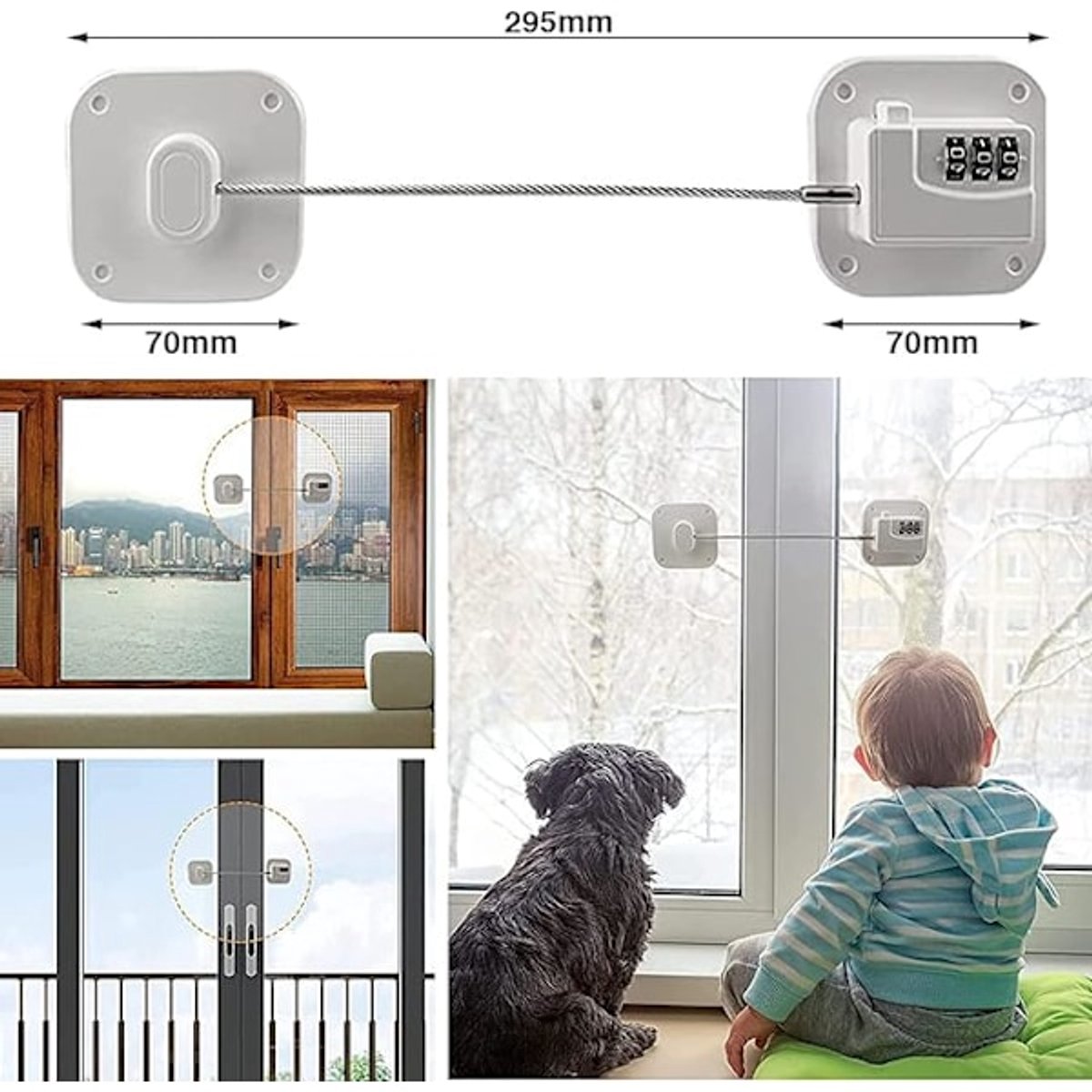 Child Locks - 2-pack refrigerator locks - drawer locks V1188-ZXY-10885