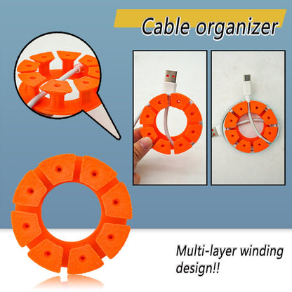 Cable Holder Set | Cable Organizer | Travel Cable Organizer - 4-pack - Cable Organizer for USB Charging V1188-ZXY-10887