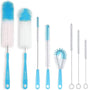 Cup Cleaning Brushes - Pack of 8 - Scratch-resistant - For all cup surfaces - Baby bottle brush - Blue V1188-ZXY-10903