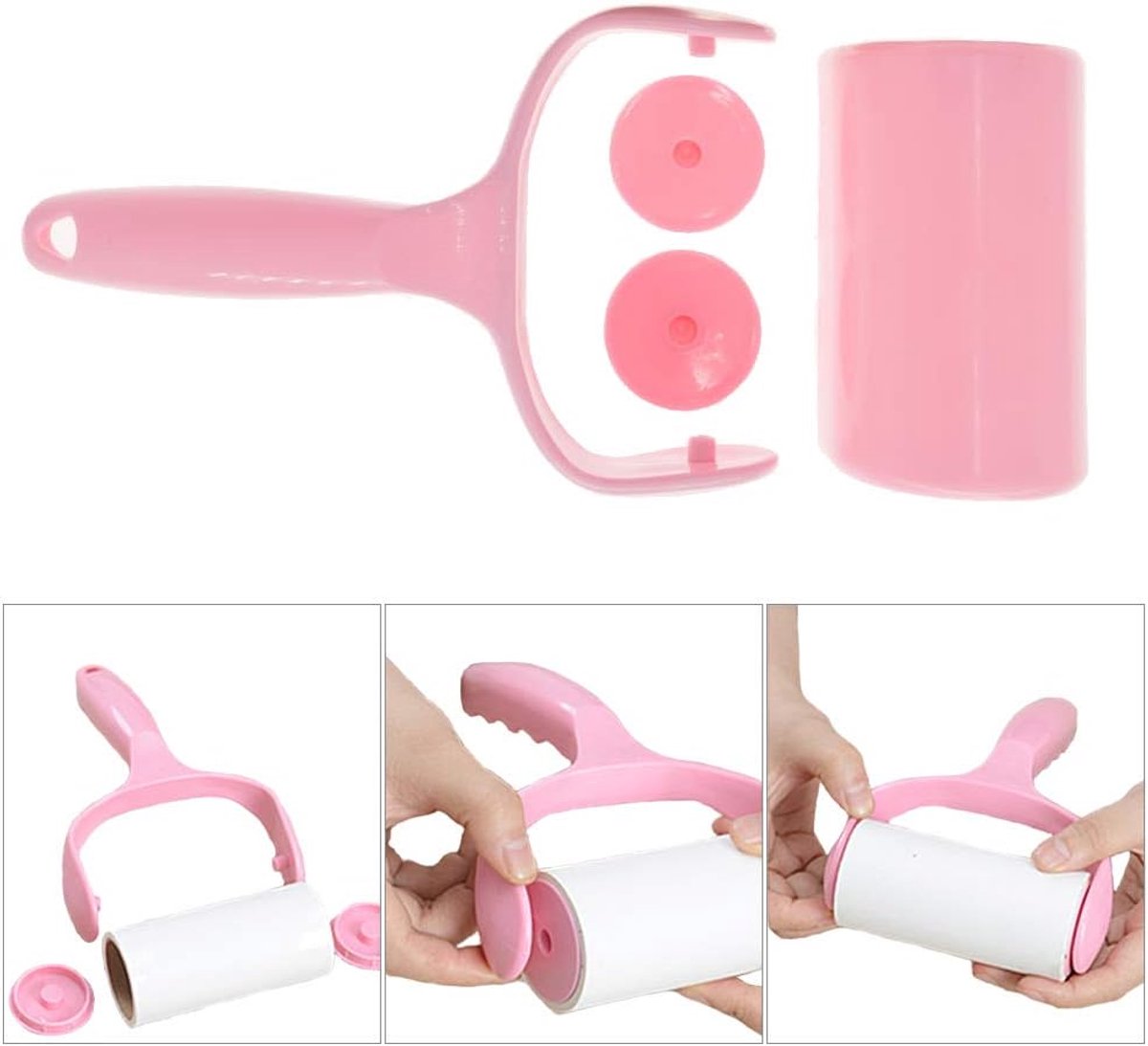 300 Sheet Lint Roller - Pet Hair Remover - Super Sticky Lint Remover Brush - Clothes Cleaner Roller - 1 V1188-ZXY-10905