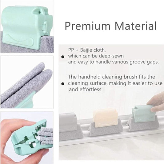 Window Cleaning Brushes - For every nook and cranny - 3-pack - Groove cleaning V1188-ZXY-10908