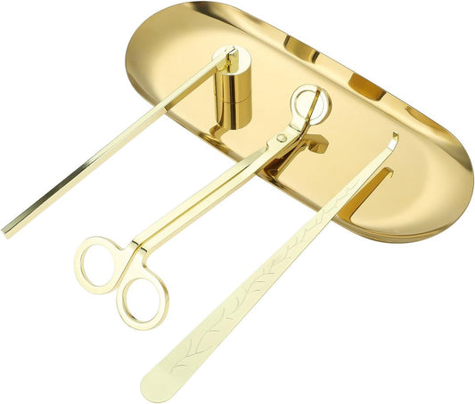 Candle Extinguisher - 3 in 1 Candle Accessory Set - Candle Key, Mini Candle Extinguisher, Candle Key - V1188-ZXY-10926