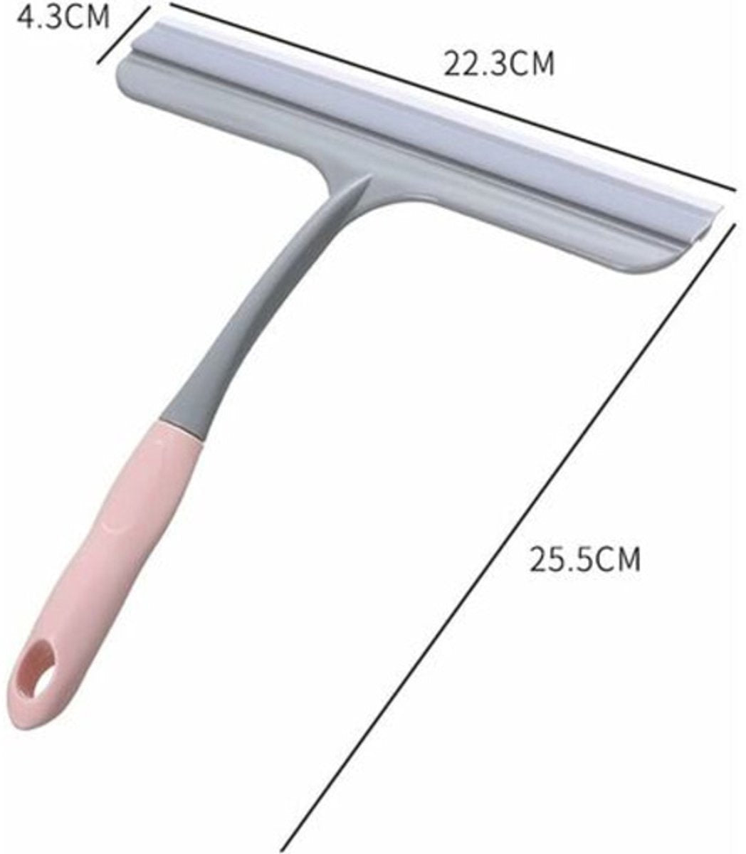 Household Scrapers - Silicone Shower Scrapers Bathroom Window and Tile Scrapers - 3 Pieces V1188-ZXY-10940