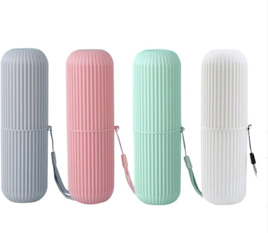 4-Piece Pack - Travel Toothbrush Holder - Portable - Travel Mouthwash Cup - Multifunctional Storage Box V1188-ZXY-10966