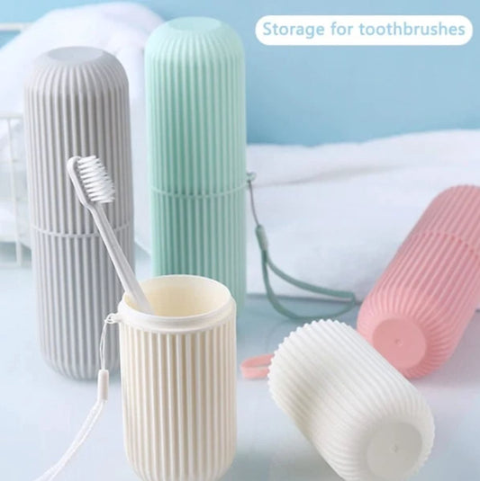 4-Piece Pack - Travel Toothbrush Holder - Portable - Travel Mouthwash Cup - Multifunctional Storage Box V1188-ZXY-10966
