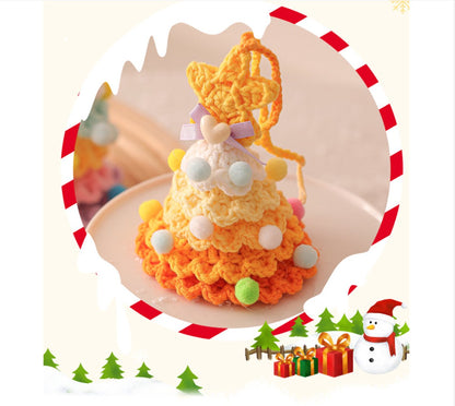 Christmas Decorations - Crochet Christmas Tree Bell Decorations - Small Christmas Decorations - Car V1188-ZXY-10981