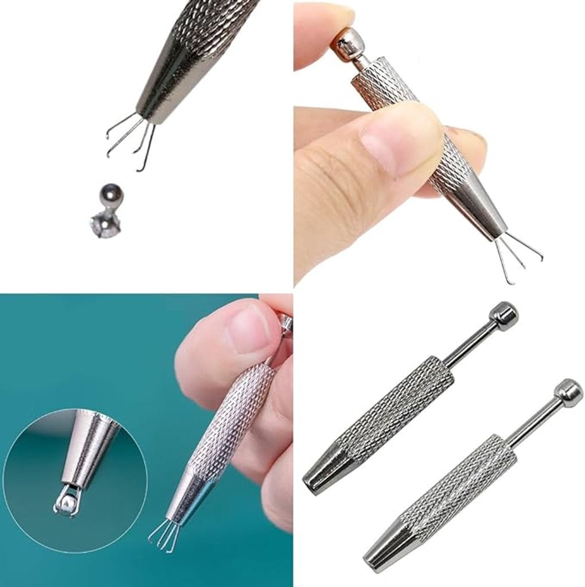 1 piece - Stainless steel anti-slip - Loose diamond gripper - Four-jaw clamp V1188-ZXY-10998