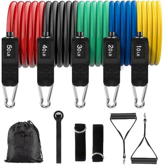 Resistance Bands - Exercise Bands - Training Bands - Resistance Bands with Handles for Men and Women - V1188-ZXY-10999