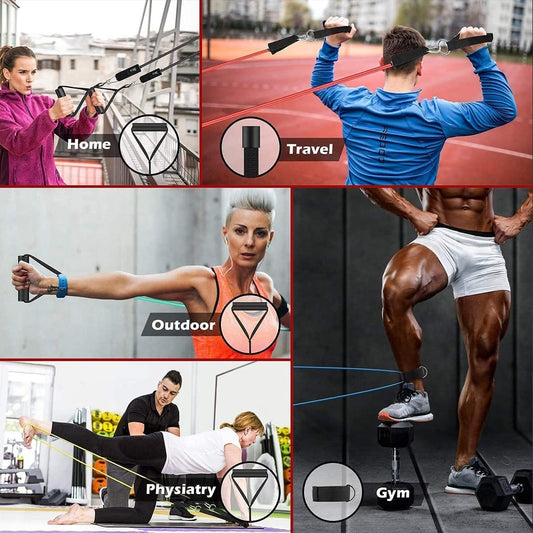 Resistance Bands - Exercise Bands - Training Bands - Resistance Bands with Handles for Men and Women - V1188-ZXY-10999