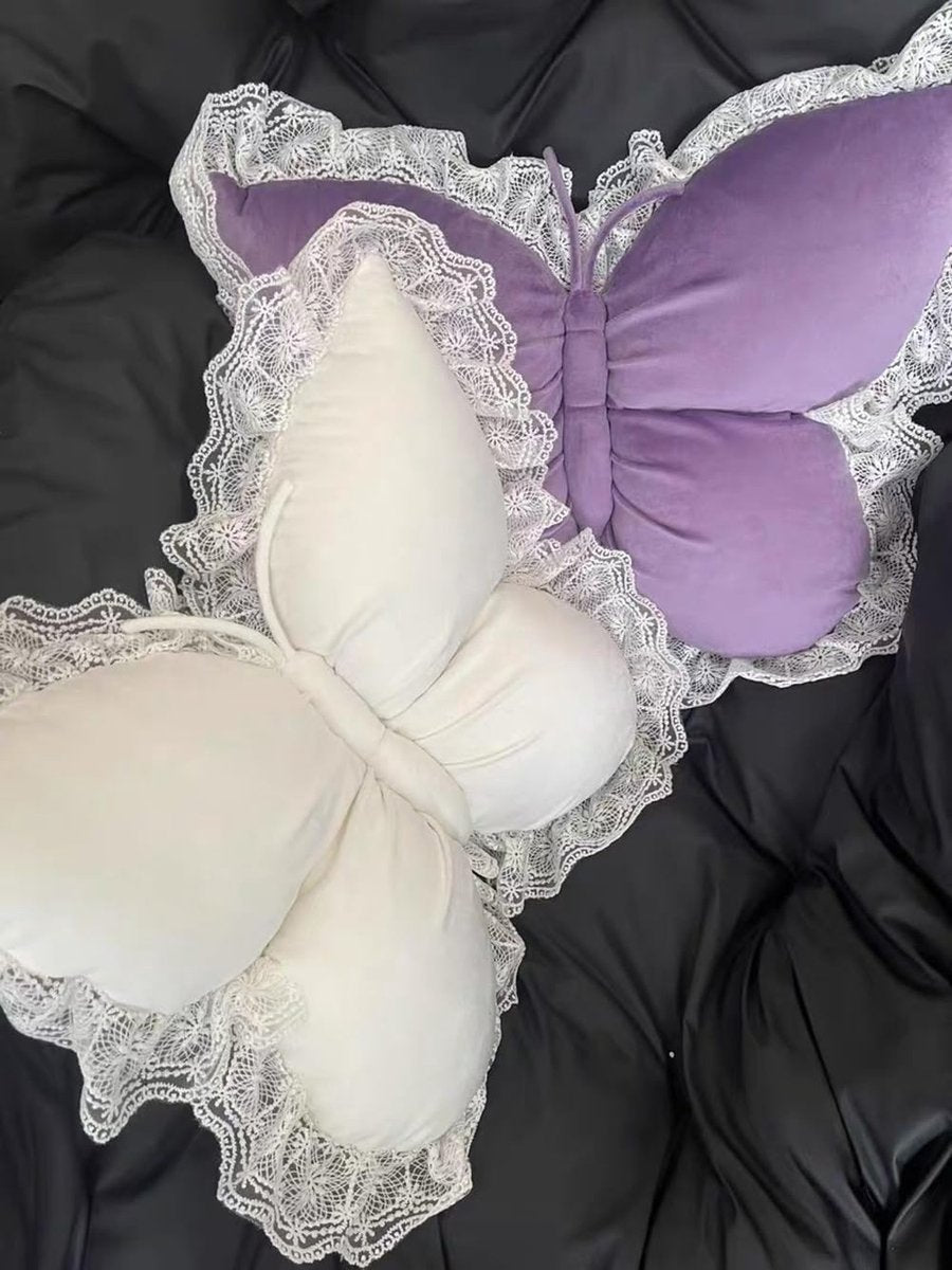 Decorative Cushions - Butterfly-shaped decorative cushion - Soft, supportive cushion - Suitable for office V1188-ZXY-11000