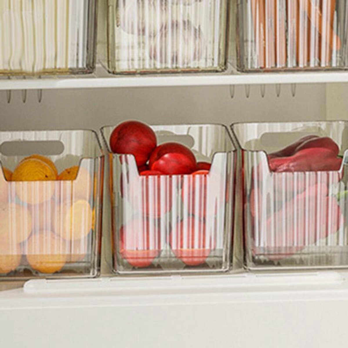 Storage Box - Refrigerator Door Food Grade - Crispy Fruit Storage Box - Green V1188-ZXY-11003