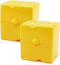 2-Pack Cheese Storage Boxes with Lids - For Sliced & Grated Cheese in the Fridge - Dishwasher Safe V1188-ZXY-11009