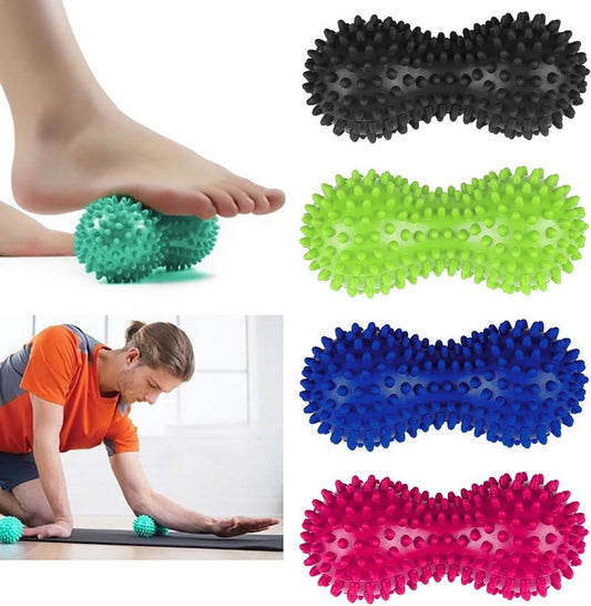 4-piece pack - Massage ball - Fitness Fascia ball - Muscle relaxation ball - Peanut-shaped fitness ball V1188-ZXY-11018