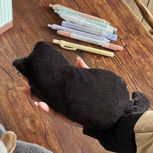 Student Storage Box - Pencil Case - Makeup Bag - Cute Cat-Shaped Storage Bag - Creative Cat-Shaped Storage V1188-ZXY-11034
