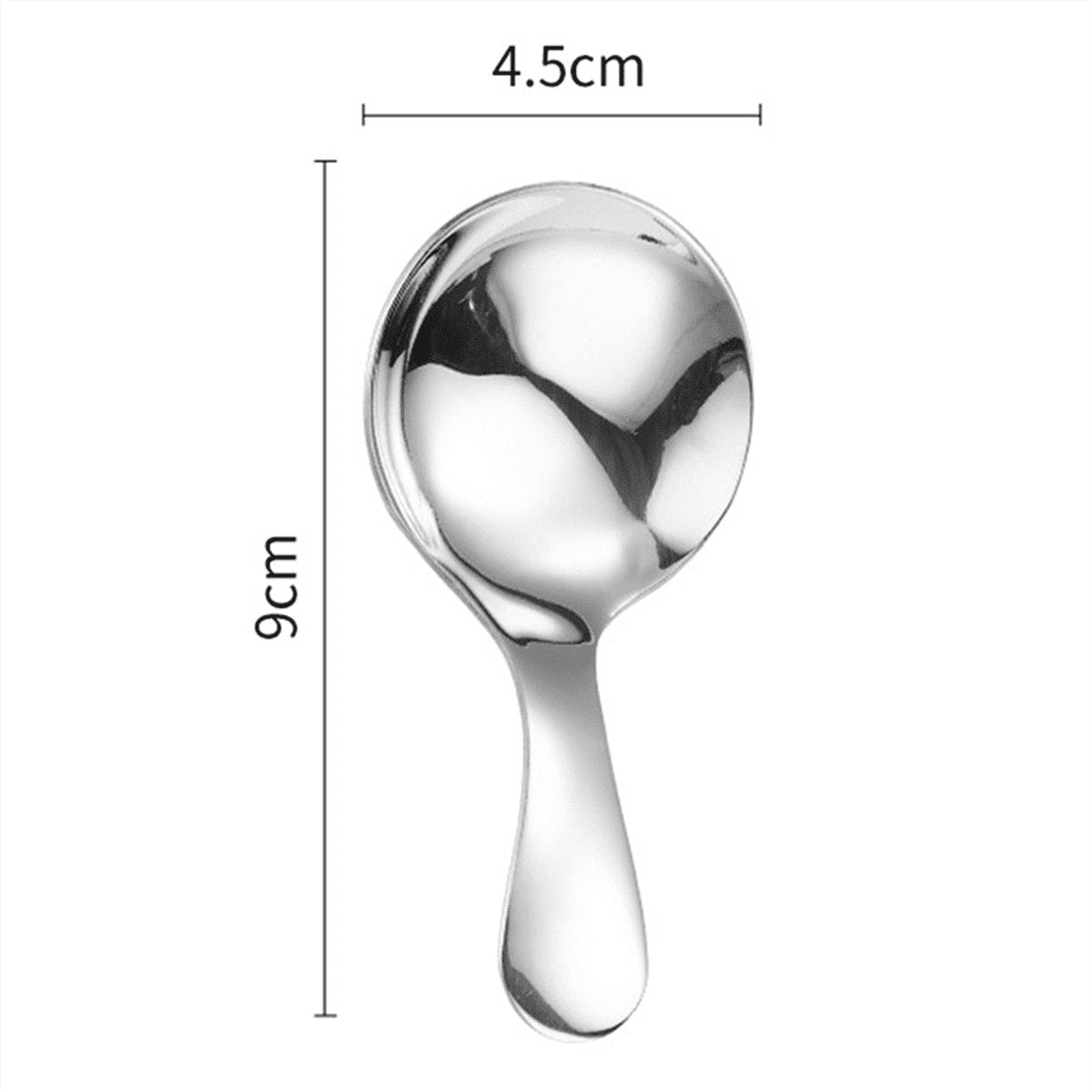 4-pack - small spoons - spoons with short handle - suitable for pots - for salt, sugar, spices, coffee, tea, V1188-ZXY-11041