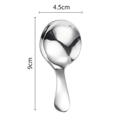 4-pack - small spoons - spoons with short handle - suitable for pots - for salt, sugar, spices, coffee, tea, V1188-ZXY-11041