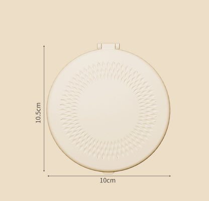 Make up mirror - Mini mirror with light - 1x/5x magnification - 10 cm - Rechargeable - Suitable for wallets, V1188-ZXY-11046