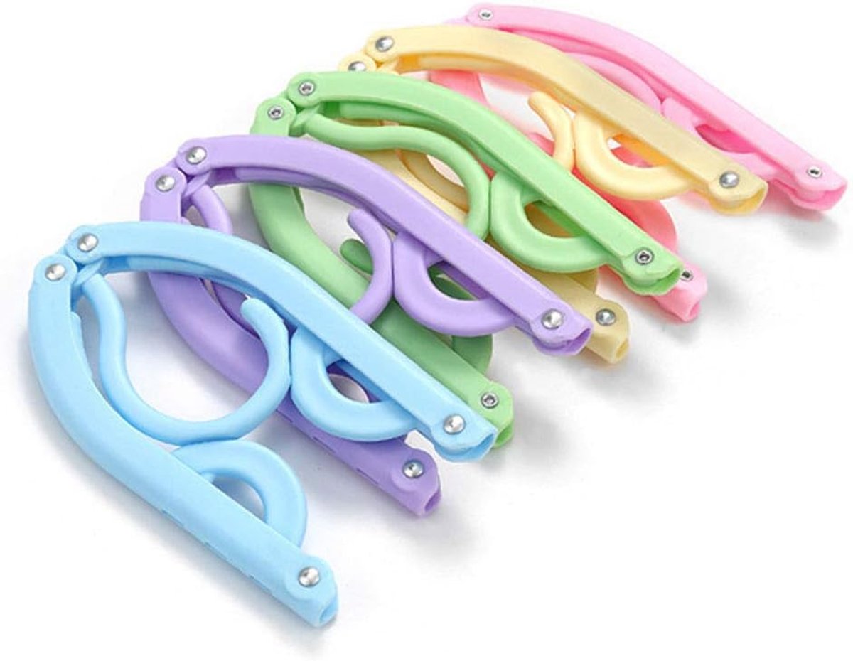 10-Piece Travel Clothes Hanger - Portable Folding Clothes Hanger - Folding Clothes Rack V1188-ZXY-11049